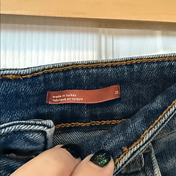 Pilcro The Icon Flare Blue Denim Jeans size 33 - Picture 4 of 8